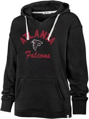 '47 Women's Atlanta Falcons Wrap Up Black Hoodie