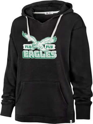 '47 Women's Philadelphia Eagles Kennedy Throwback Pullover Hoodie