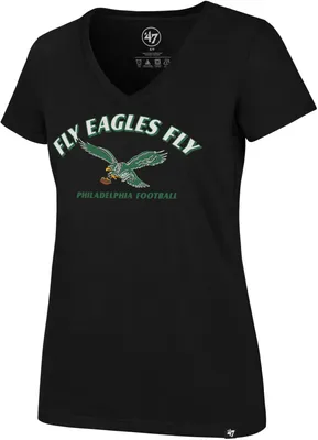 '47 Women's Philadelphia Eagles Legacy Black T-Shirt