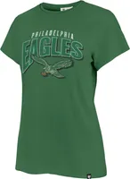 '47 Women's Philadelphia Eagles Kelly Green Frankie Throwback T-Shirt