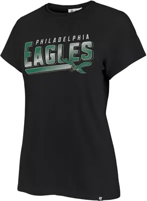 '47 Women's Philadelphia Eagles Franklin Legacy Black T-Shirt