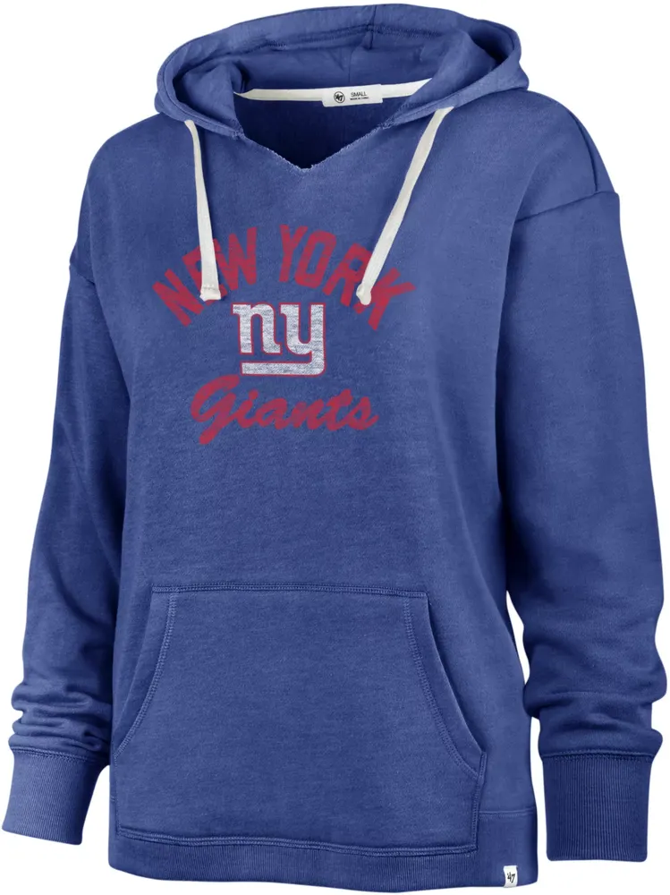 '47 Women's New York Giants Wrap Up Royal Hoodie