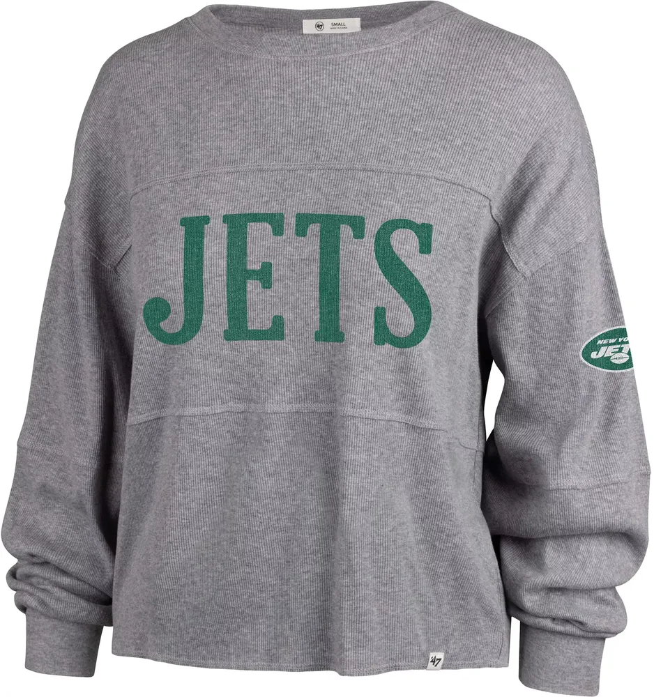 '47 Women's New York Jets Jada Grey Long Sleeve T-Shirt