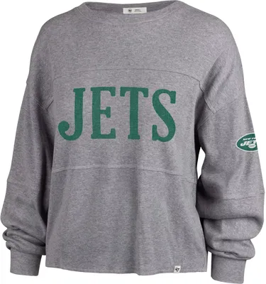 '47 Women's New York Jets Jada Grey Long Sleeve T-Shirt