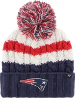 '47 Women's New England Patriots White Ashfield Knit Beanie