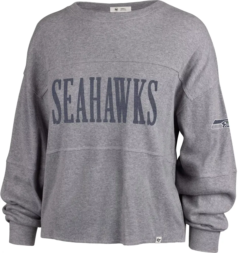 '47 Women's Seattle Seahawks Jada Grey Long Sleeve T-Shirt