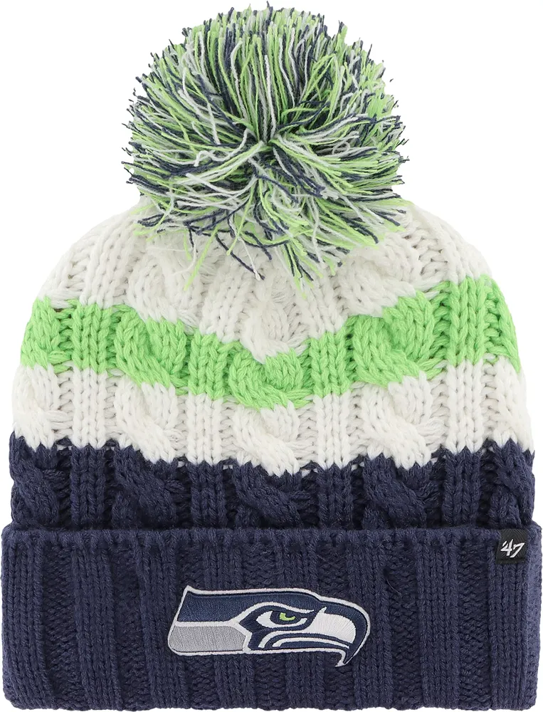 '47 Women's Seattle Seahawks White Ashfield Knit