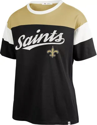 '47 Women's New Orleans Saints Breezy Black T-Shirt