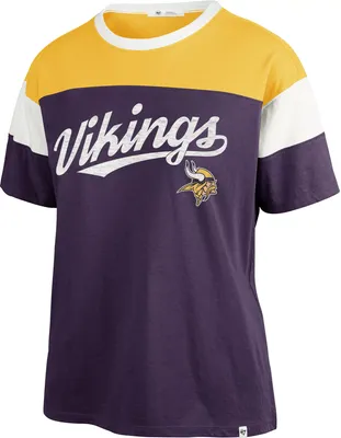 '47 Women's Minnesota Vikings Breezy Purple T-Shirt