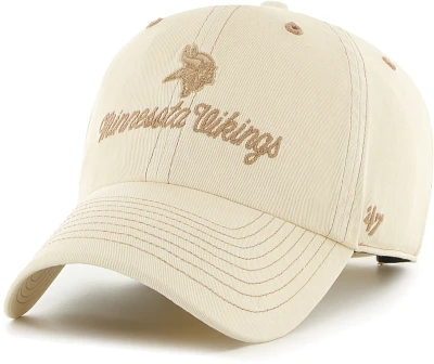 '47 Women's Minnesota Vikings Adore Clean Up Beige Adjustable Hat