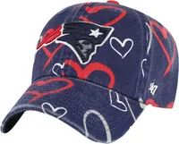 '47 Youth New England Patriots Adore Clean Up Navy Adjustable Hat