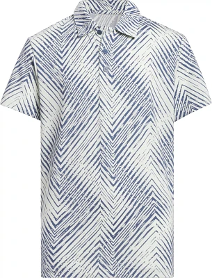 adidas Boys' Scripted Short Sleeve Golf Polo