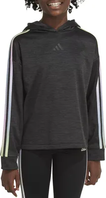 adidas Kids' 3 Stripe Fleece Pullover