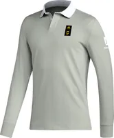 adidas Columbus Crew 2023 Silver Travel Long Sleeve Polo