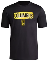 adidas Adult Columbus Crew 2024 Local Black T-Shirt