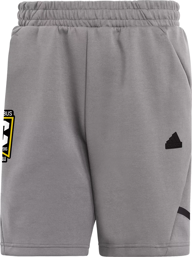 adidas Adult Columbus Crew 2024 Travel Dark Grey Shorts