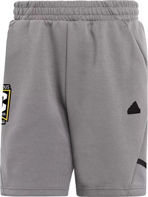 adidas Adult Columbus Crew 2024 Travel Dark Grey Shorts