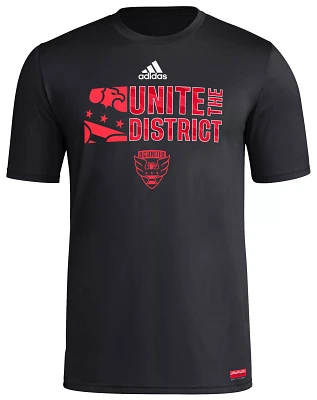 adidas Adult D.C. United 2024 Jersey Hook Black T-Shirt