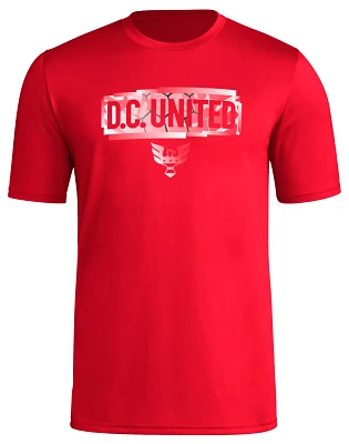 adidas Adult D.C. United 2024 Local Red T-Shirt