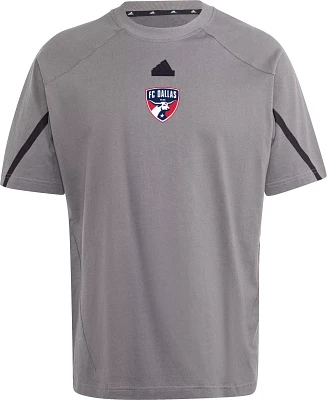 adidas Adult FC Dallas 2024 Travel Dark Grey T-Shirt