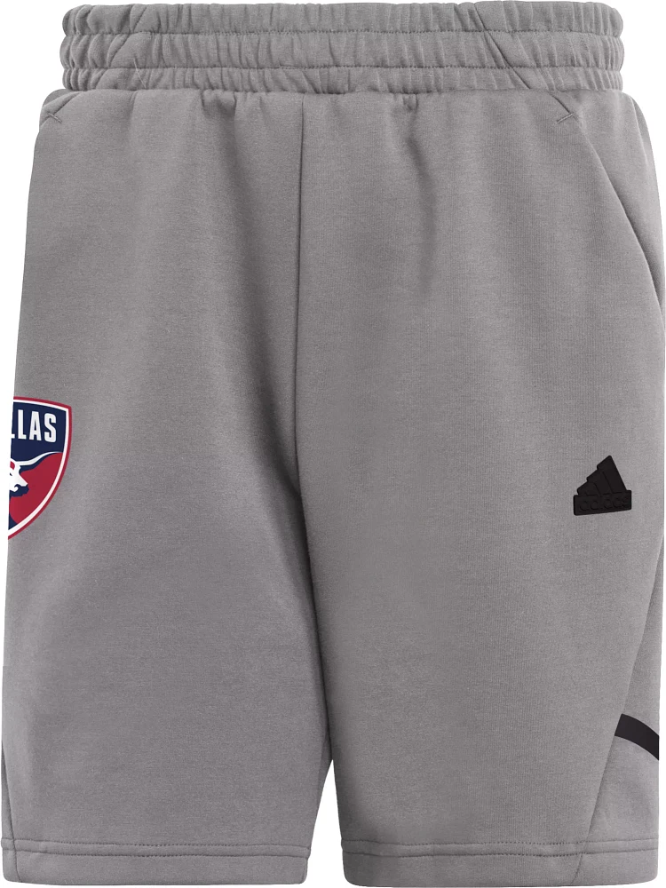 adidas Adult FC Dallas 2024 Travel Dark Grey Shorts