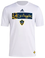 adidas Adult Los Angeles Galaxy 2024 Jersey Hook White T-Shirt