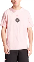 adidas Adult Inter Miami CF 2024 Travel Pink T-Shirt