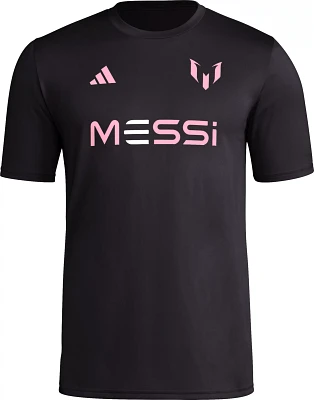 adidas Adult Miami Messi LM #10 T-Shirt