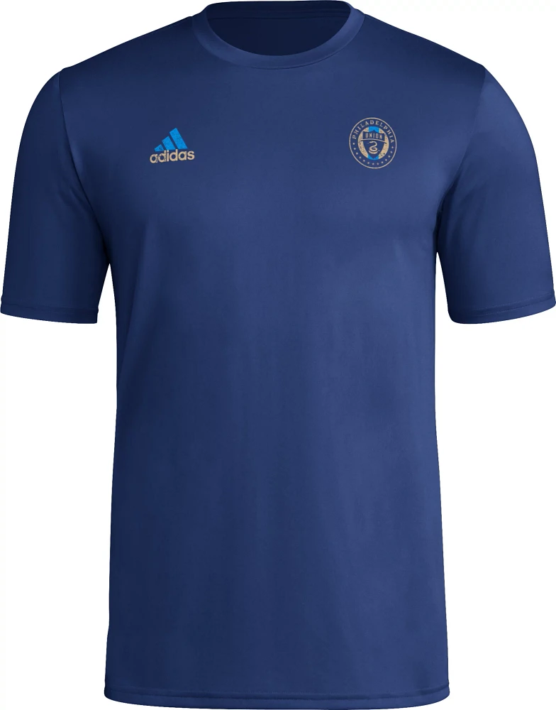 adidas Adult Philadelphia Union 2024 Local Stoic Navy T-Shirt