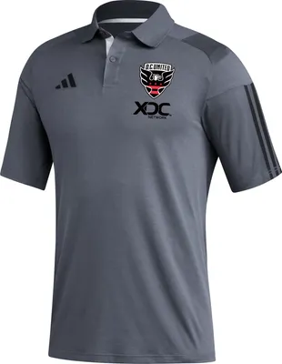 adidas D.C. United 2023 Grey Training Polo