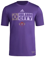 adidas Adult Orlando City 2024 Jersey Hook Purple T-Shirt