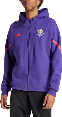 adidas Adult Orlando City 2024 Purple Prematch Anthem Jacket