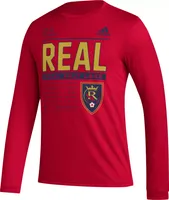 adidas Real Salt Lake DNA Red Long Sleeve Shirt