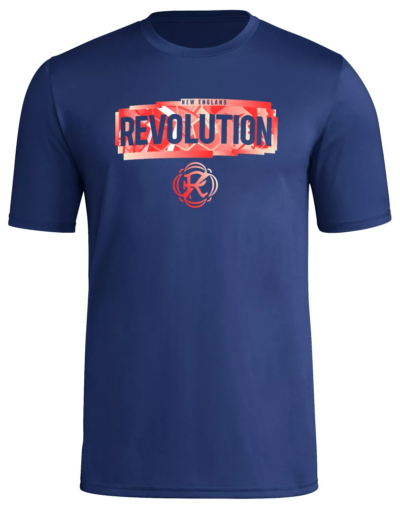 adidas Adult New England Revolution 2024 Local Navy T-Shirt