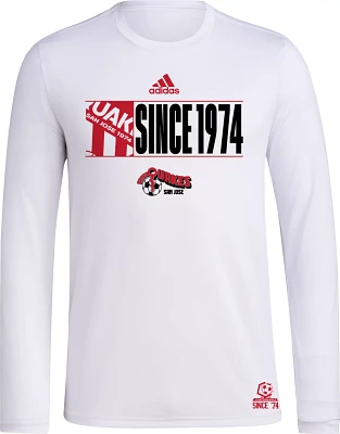 adidas Adult San Jose Earthquakes 2024 Jersey Hook White Long Sleeve Shirt