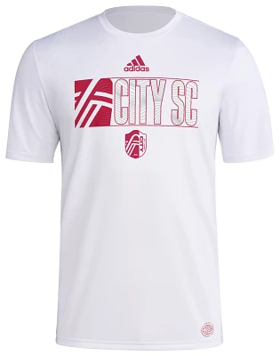 adidas Adult St. Louis City SC 2024 Jersey Hook White T-Shirt