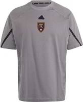 adidas Adult Real Salt Lake 2024 Travel Dark Grey T-Shirt