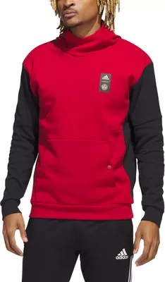 adidas Atlanta United '23 Red Travel Pullover Hoodie