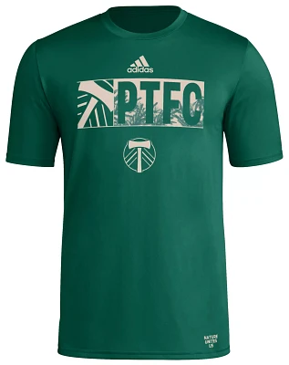 adidas Adult Portland Timbers 2024 Jersey Hook Green T-Shirt