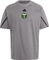 adidas Adult Portland Timbers 2024 Travel Dark Grey T-Shirt