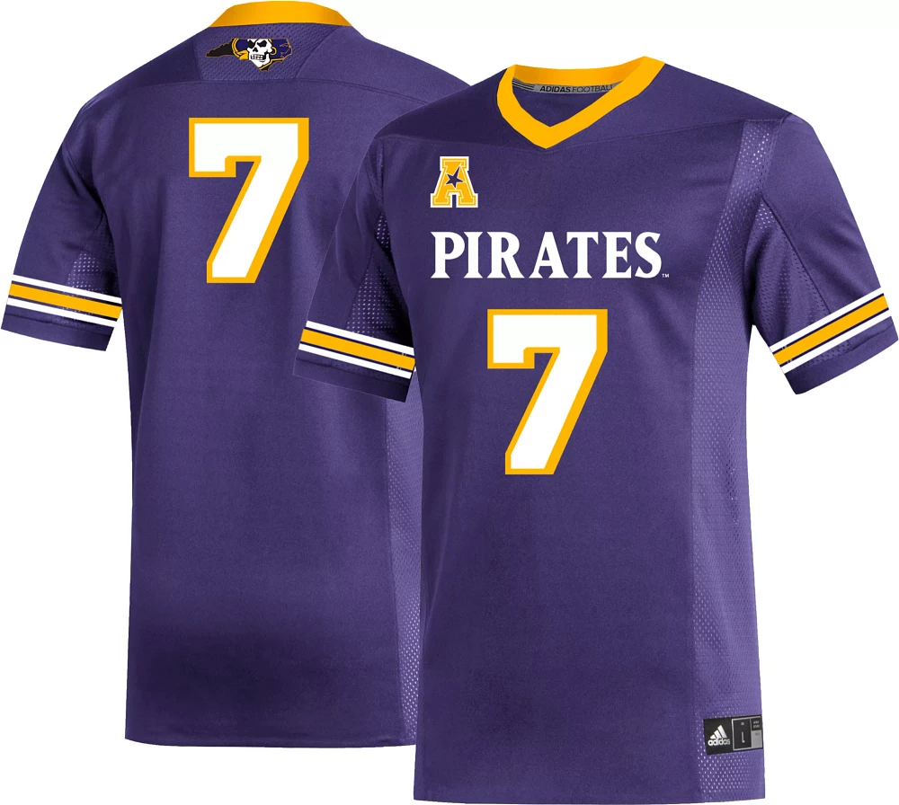 adidas Men's East Carolina Pirates Replica Football Jersey