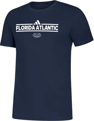 adidas Men's Florida Atlantic Owls Blue Amplifier T-Shirt