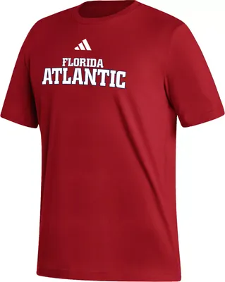 adidas Men's Florida Atlantic Owls Red Fresh T-Shirt