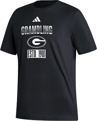 adidas Men's Grambing State Tigers Black Amplifier T-Shirt