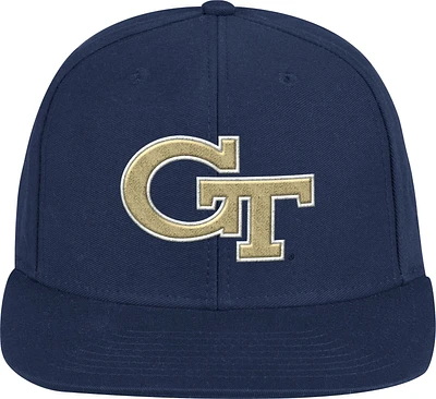 adidas Men's Georgia Tech Yellow Jackets Navy Flat Brim Adjustable Snapback Hat