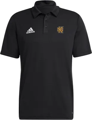 adidas Men's Kennesaw State Owls Black Entrada Polo