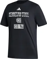 adidas Men's Kennesaw State Owls Black Amplifier T-Shirt