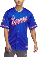 adidas Men's Kansas Jayhawks Blue Replica Baseball Jersey