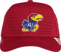 adidas Men's Kansas Jayhawks Crimson Performance Structured Adjustable Hat