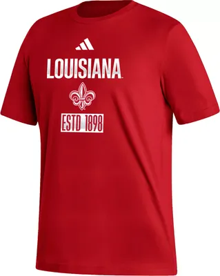 adidas Men's Louisiana-Lafayette Ragin' Cajuns Red Amplifier T-Shirt